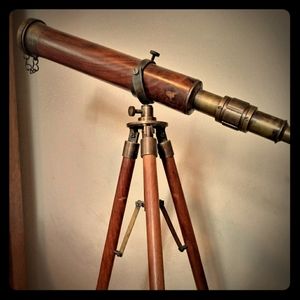 Wood & Brass Telescope